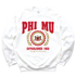 PHI MU- Colorful Crest Crewneck Sweatshirt