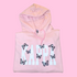 KKG Large Keely Butterfly Pink Hoodie