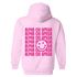 AXO- Pink Smile Back Sorority Hooded Sweatshirt