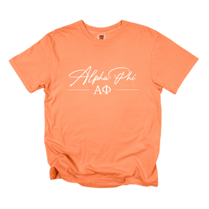 APHI- Greek Letters and Script Tee