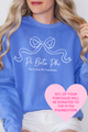 PI PHI- Ribbon Bow Philanthropy Comfort Colors Sweatshirt