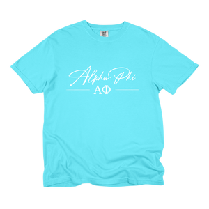 APHI- Greek Letters and Script Tee