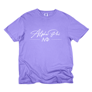 APHI- Greek Letters and Script Tee