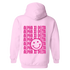 AXID- Pink Smile Back Sorority Hooded Sweatshirt