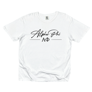 APHI- Greek Letters and Script Tee