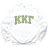KKG- Green Polka Dots Greek Letters Crewneck Sweatshirt