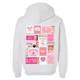 ZTA- Pink Matchbox Sorority Hooded Sweatshirt