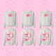 Pink Matchbox Crewneck Sorority Sweatshirt