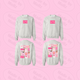 Pink Matchbox Crewneck Sorority Sweatshirt
