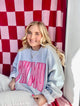 Customizable Varsity Letters Sorority Crewneck Sweatshirt
