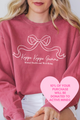 KKG- Ribbon Bow Philanthropy Comfort Colors Sweatshirt