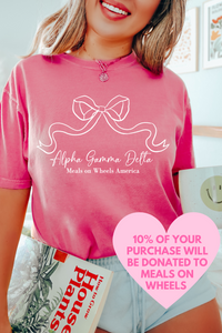 AGD- Ribbon Bow Philanthropy Tee