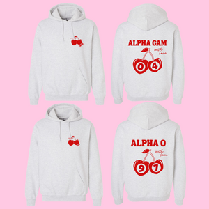 Cherry Pop Sorority Hooded Sweatshirt