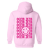 DZ- Pink Smile Back Sorority Hooded Sweatshirt