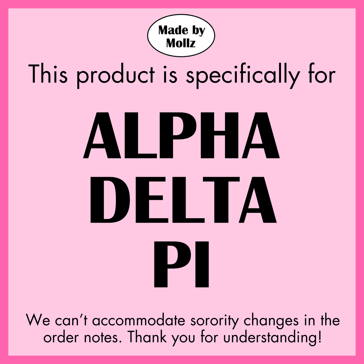 ADPI- Greek Letters and Script Tee – Made by Mollz