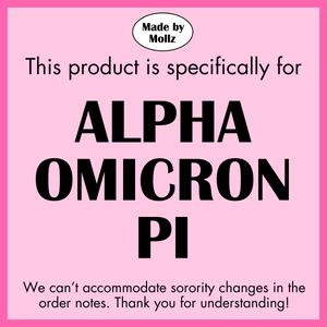 AOII- Patchwork Sorority Crewneck Sweatshirt