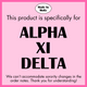 AXID- Pink Bow Sorority Crewneck Sweatshirt