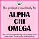 AXO- Patchwork Sorority Crewneck Sweatshirt