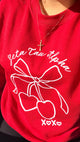 Cherry Bow Sorority Sweatshirt