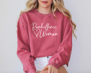 Panhellenic Woman Comfort Colors Sweatshirt