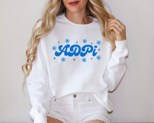 ADPi Retro Flower Sorority Sweatshirt