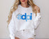 ADPI- Blue Established Arch Comfort Colors Sorority Sweatshirt