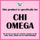 CHI O- Patchwork Sorority Crewneck Sweatshirt