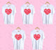 Checkered Heart Sorority Tee