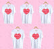 Checkered Heart Sorority Tee