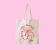 Cherry Bow Sorority Tote Bag