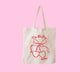 Cherry Bow Sorority Tote Bag