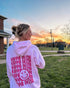 Pink Smile Back Sorority Hooded Sweatshirt
