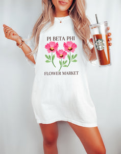 Flower Market Sorority Tee