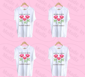 Flower Market Sorority Tee