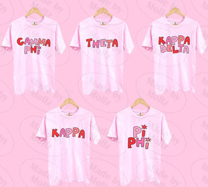 Handwritten Love Sorority Tee