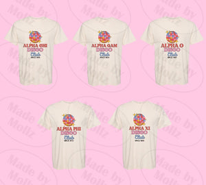 Disco Club Sorority Tee