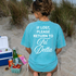 If Lost Sorority Pocket Tee in Lagoon