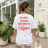 If Lost Sorority Pocket Tee in White