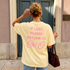 If Lost Sorority Pocket Tee in Butter