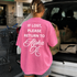 If Lost Sorority Pocket Tee in Crunchberry