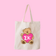 Teddy Love Sorority Tote Bag