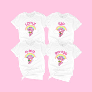 Happy Bear Big Little Family Shirts