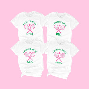 Perfect Match Big Little Family Shirts