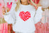 Checkered Heart Sorority Sweatshirt