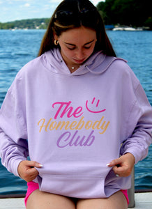 The Homebody Club Purple Sweatshirt