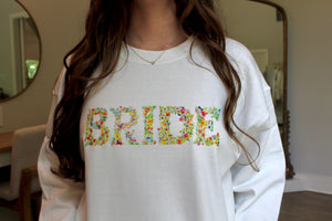 Garden Party Bride Sweatshirt