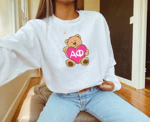 Teddy Love Crewneck Sorority Sweatshirt