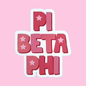 Starburst Sorority Sticker