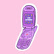 Y2K Cell Phone Sorority Sticker