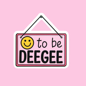 Happy to be Sign Sorority Sticker